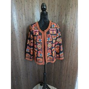 Raga Beaded Embroidered Jacket, Medium
